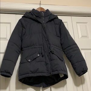 Hollister Mock Neck Utility Puffer